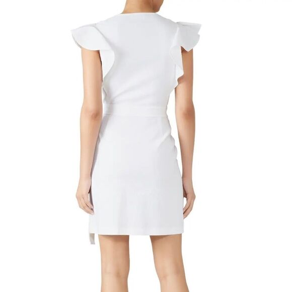 A.L.C. Sidelle Wrap Dress in Gesso size 2 - Picture 2 of 8